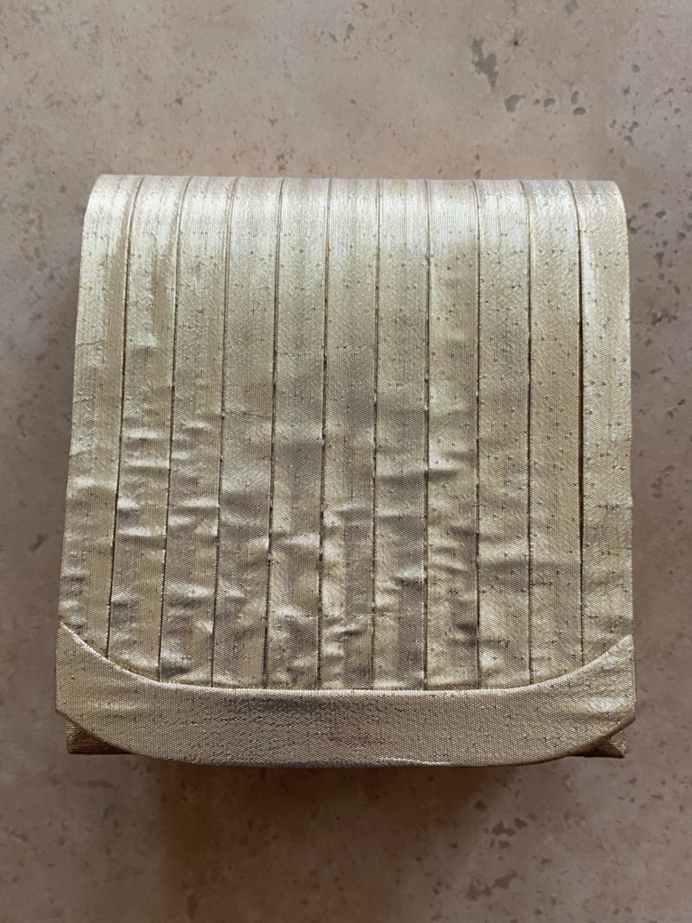 La Regale Vintage Soft Gold Evening Bag